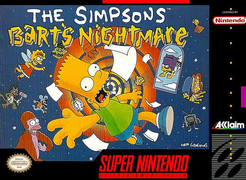 Simpsons: Bart's Nightmare Super Nintendo