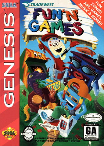 Fun N' Games Sega Genesis