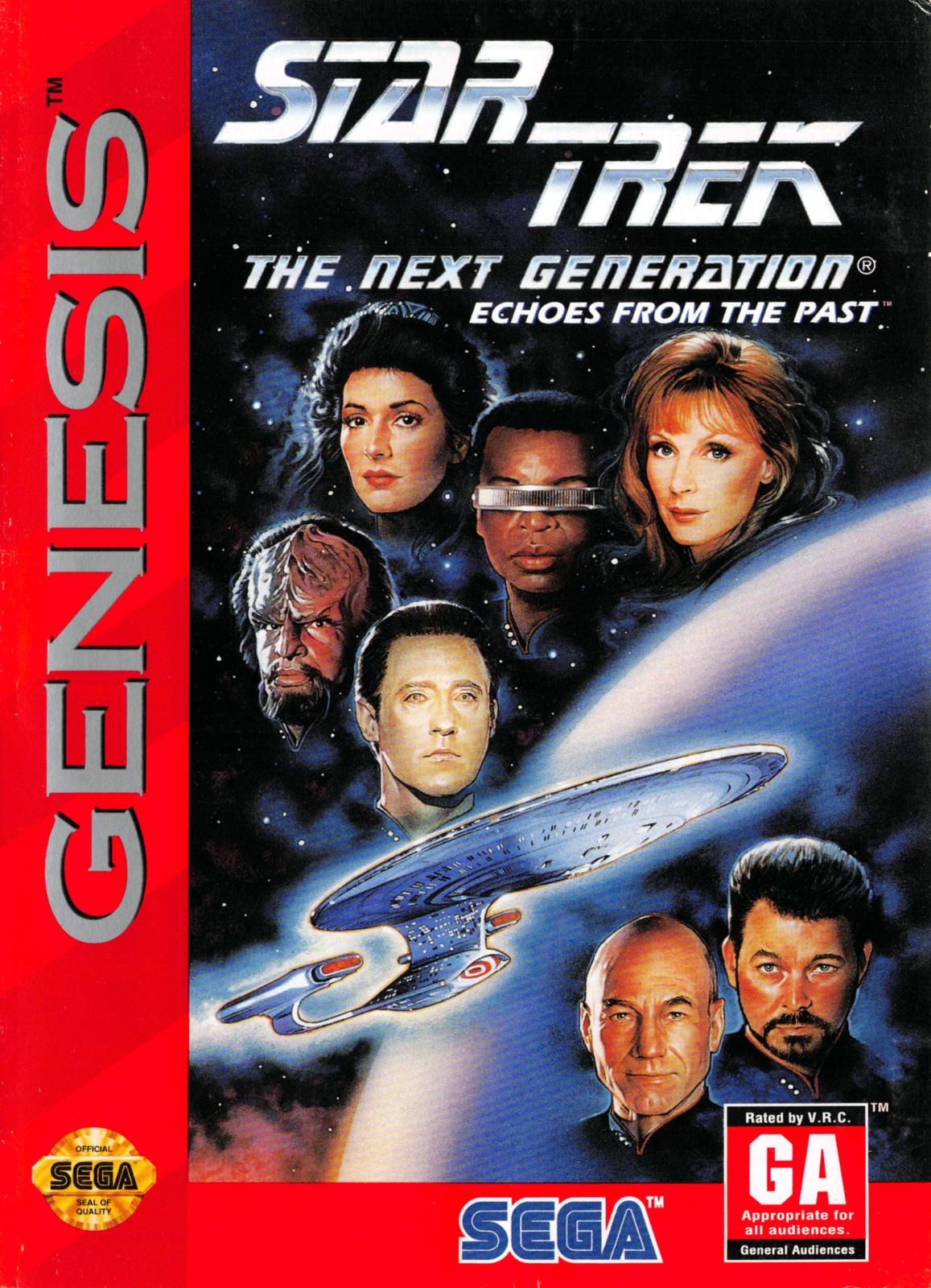 Star Trek the Next Generation: Echoes from the Past Sega Genesis