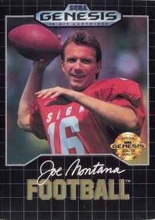 Joe Montana Football Sega Genesis