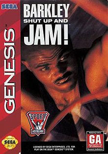 Barkley: Shut Up and Jam! Sega Genesis