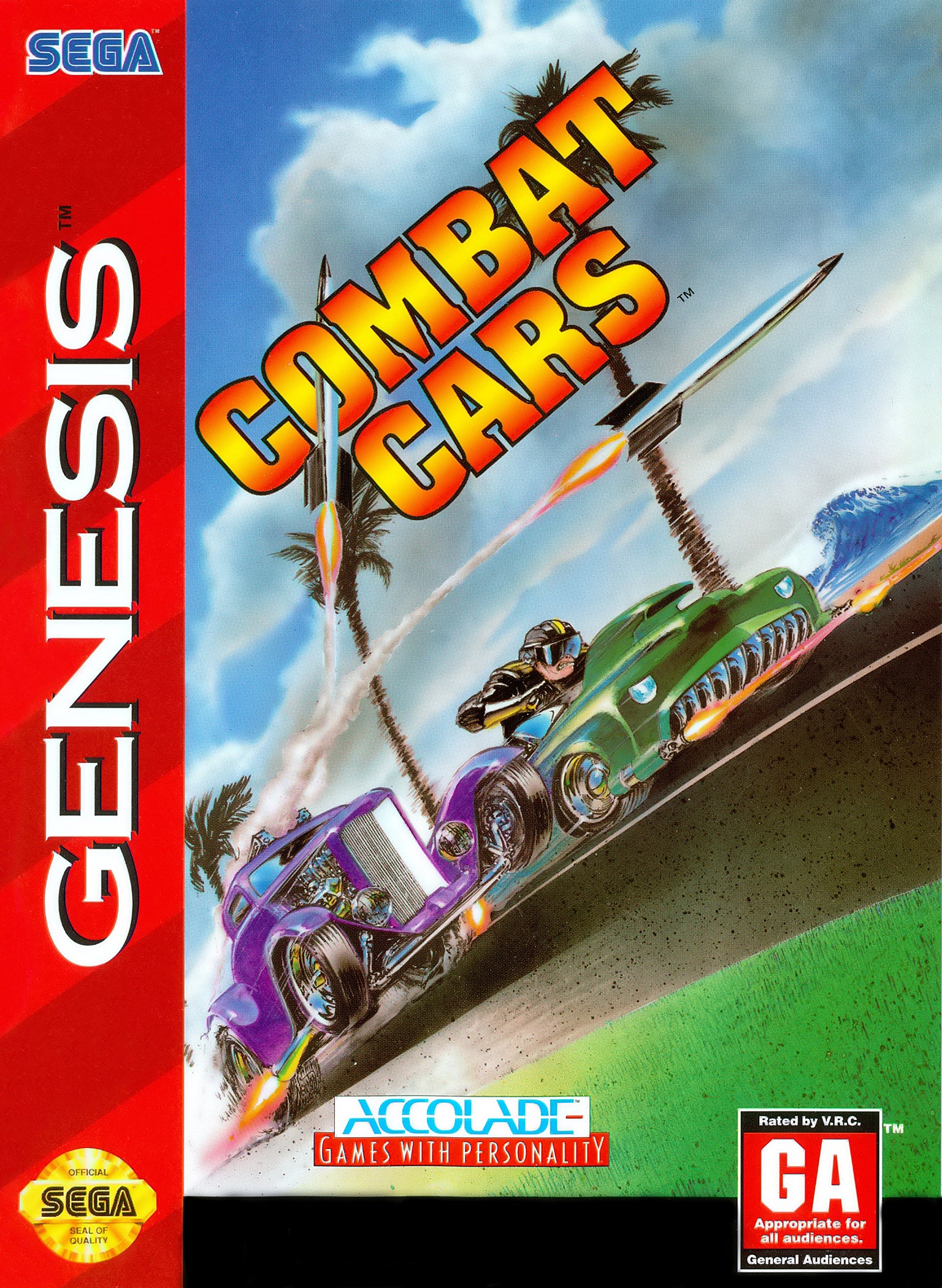 Combat Cars Sega Genesis