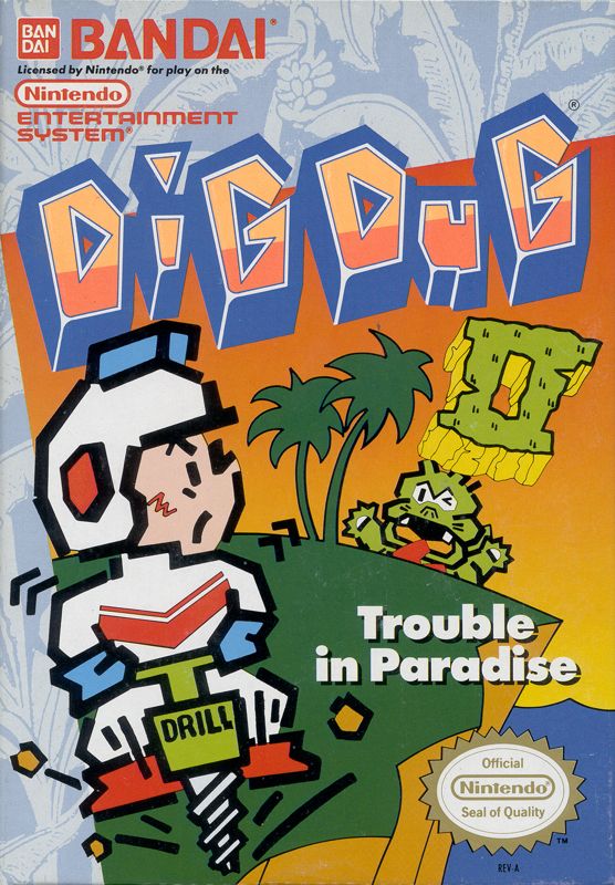 Dig Dug II: Trouble in Paradise Nintendo Entertainment System