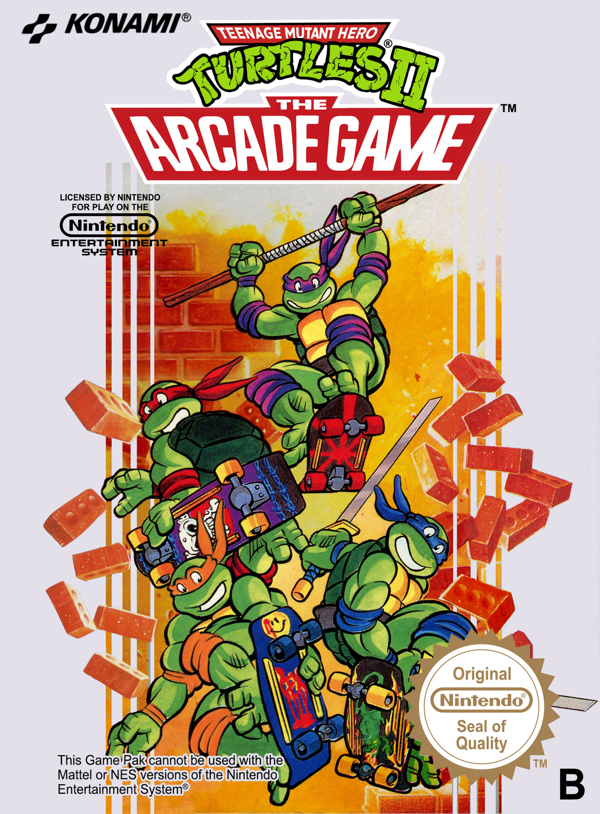 Teenage Mutant Ninja Turtles II: The Arcade Game Nintendo Entertainment System