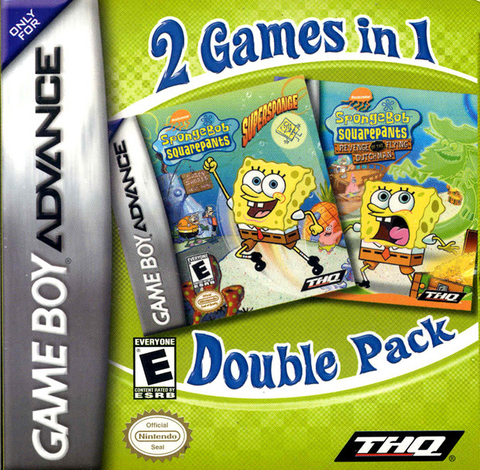 Spongebob Squarepants: Super Sponge/ Spongebob Squarepants: Revenge of the Flying Dutchman Game Boy Advance