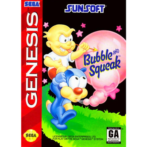 Bubble and Squeak Sega Genesis