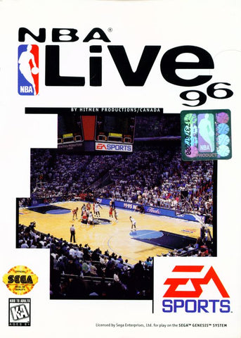 NBA Live '96 Sega Genesis