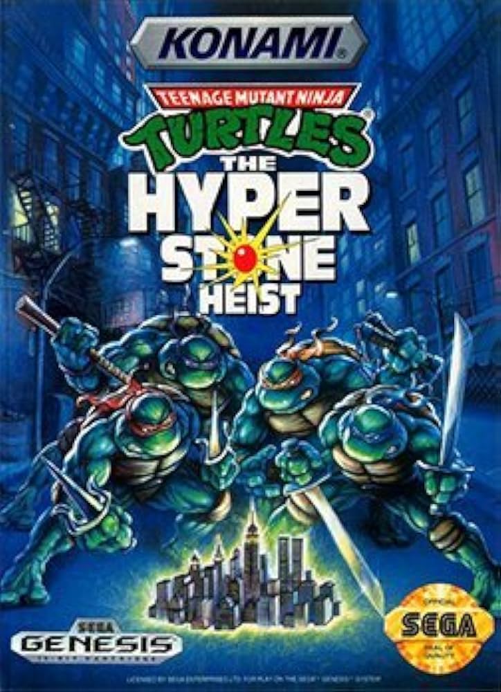 Teenage Mutant Ninja Turtles: The Hyperstone Heist Sega Genesis