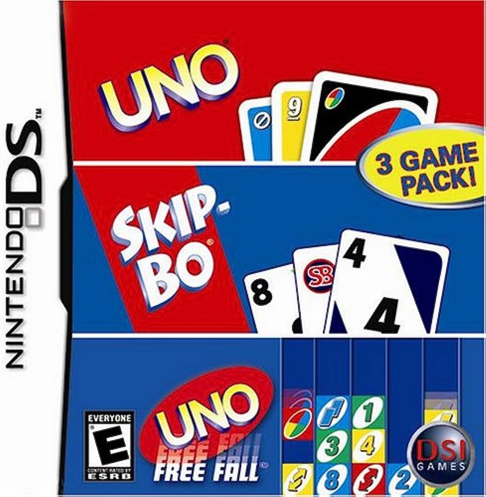 Uno & Uno: Free Fall & Skip-Bo Nintendo DS