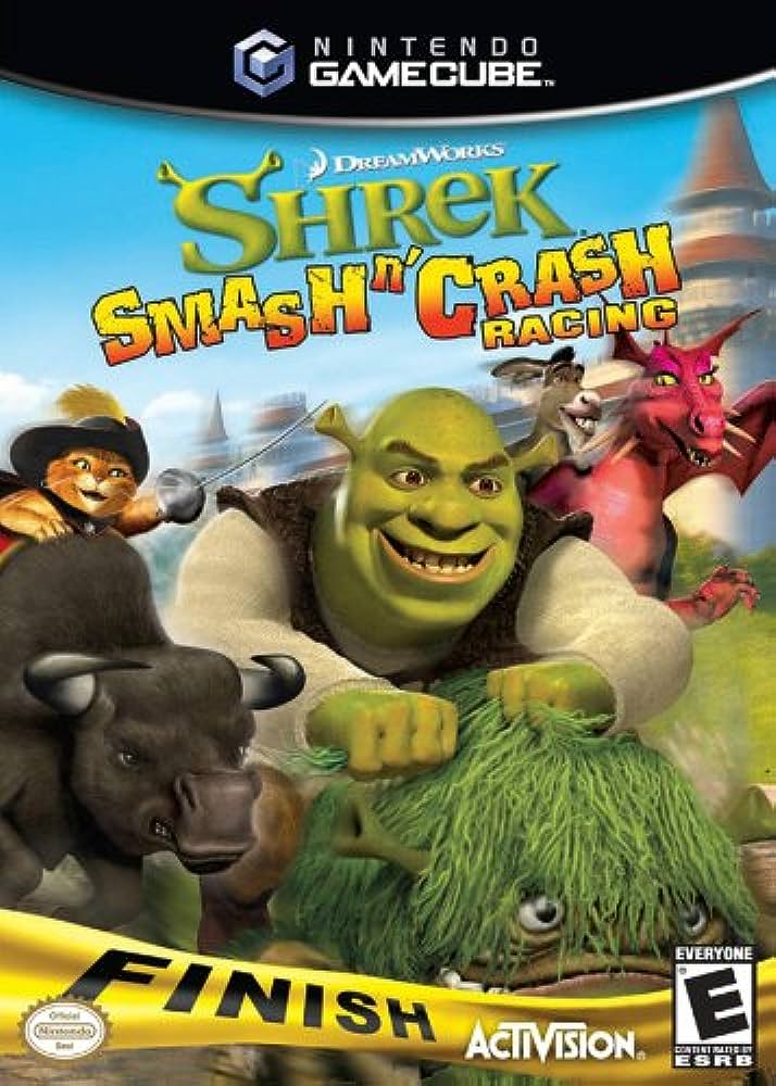 Shrek Smash N' Crash Racing Nintendo GameCube