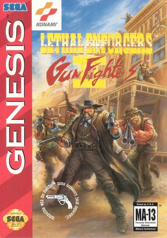 Lethal Enforcers II: Gun Fighters Sega Genesis