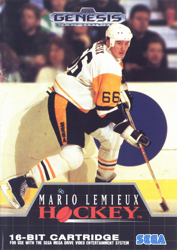 Mario Lemieux Hockey Sega Genesis