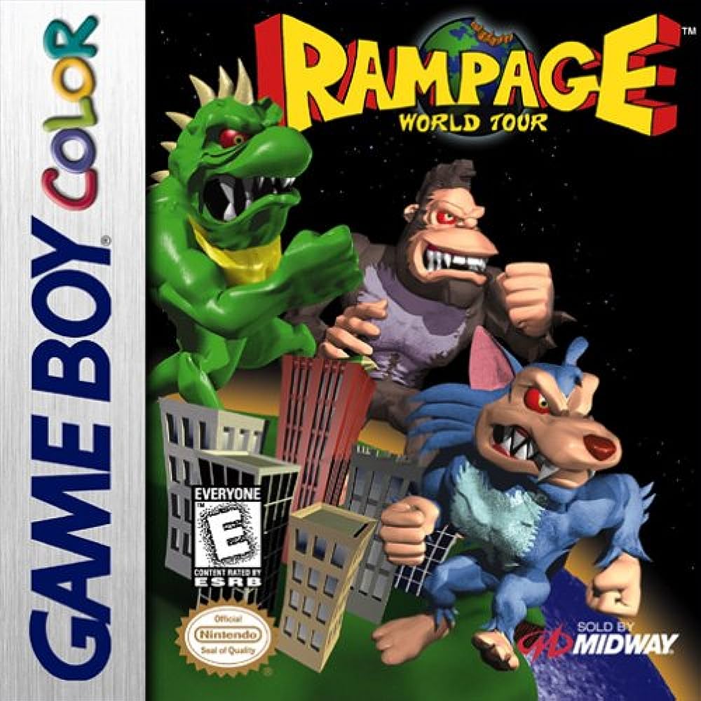 Rampage World Tour Game Boy Color