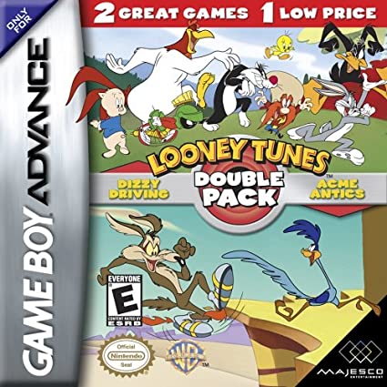 Looney Tunes Double Pack: Dizzy Driving/ Acme Antics Game Boy Advance