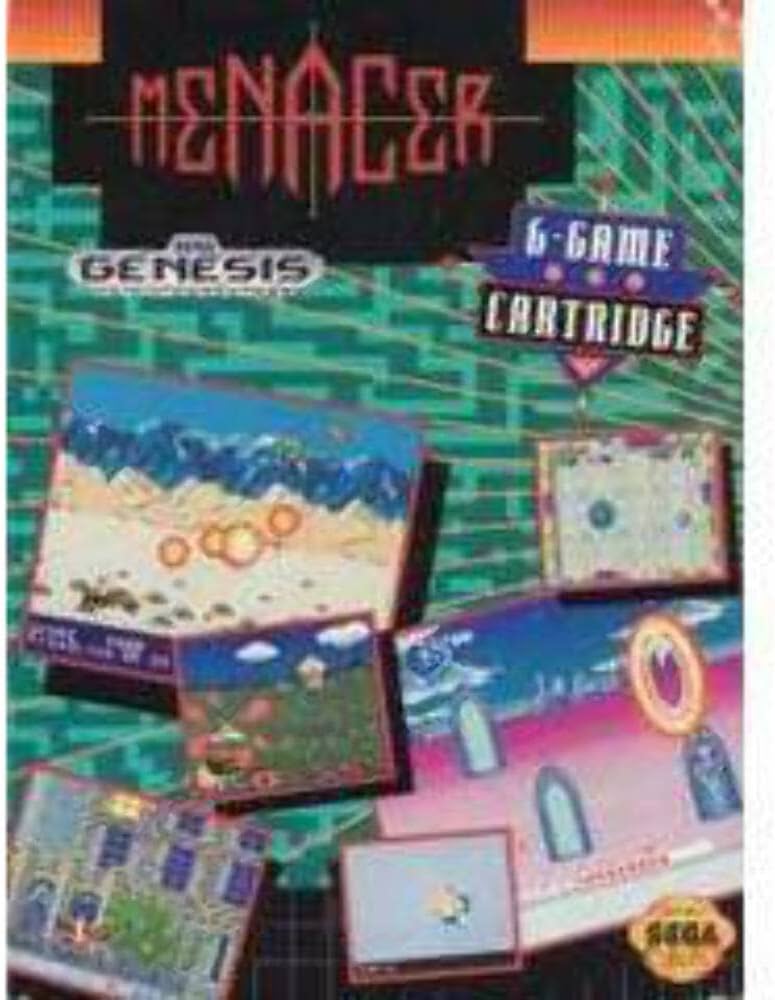 Menacer 6-Game Cartridge Sega Genesis