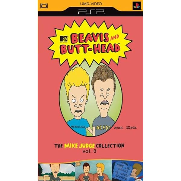 MTV Beavis and Butt-Head: The Mike Judge Collection Vol. 3 UMD Video Playstation Portable