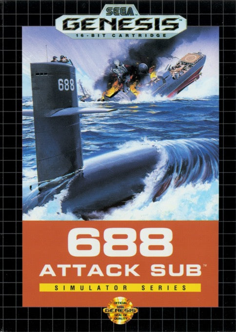 688 Attack Sub Sega Genesis