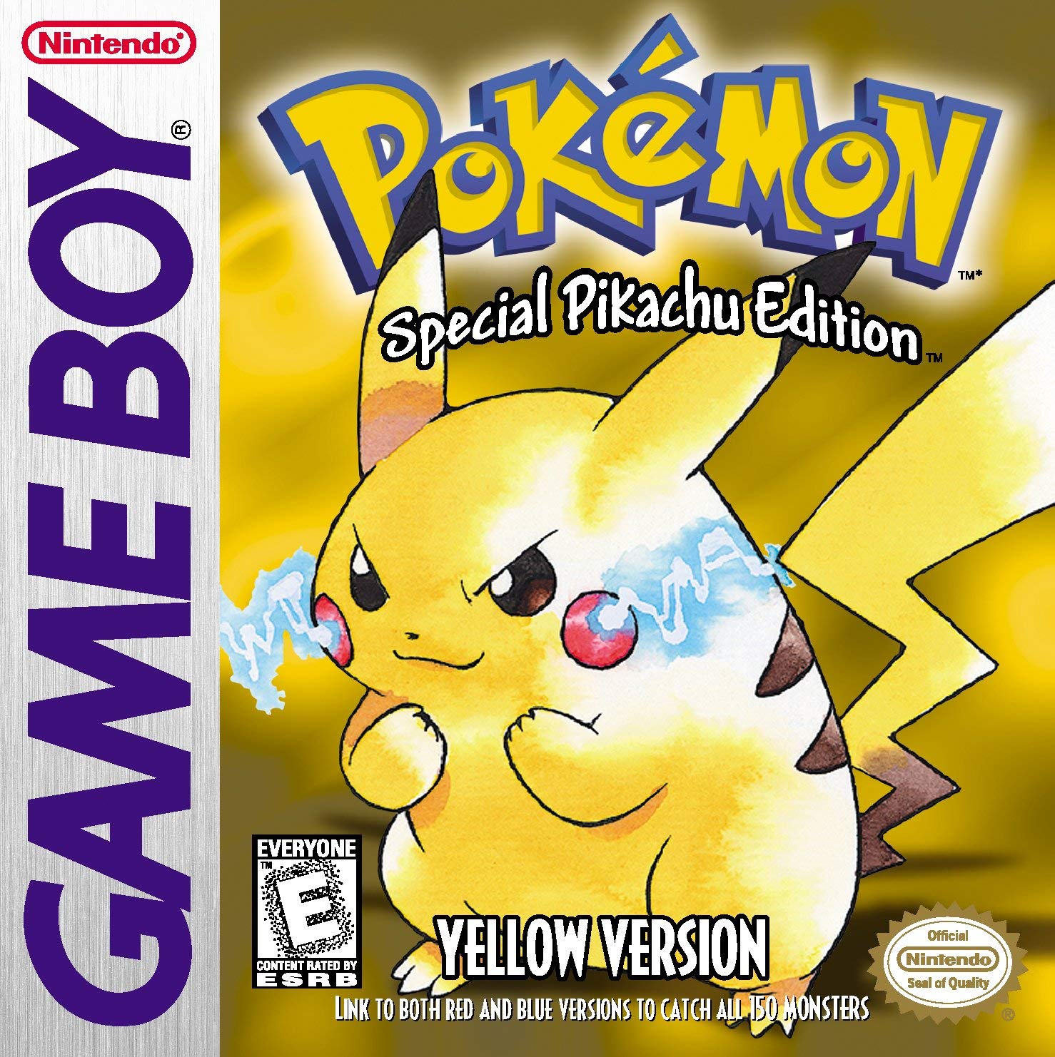 Pokemon Yellow Version Game Boy