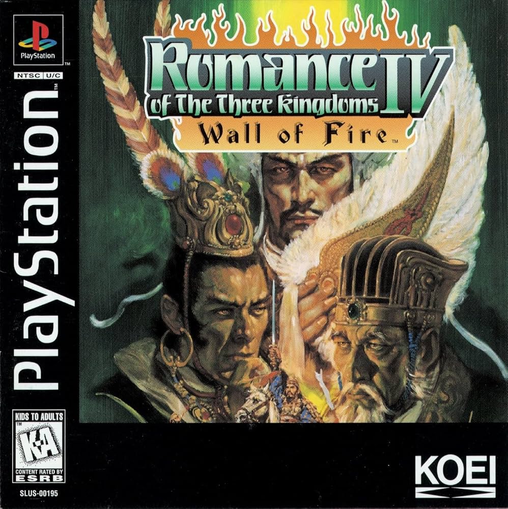 Romance of the Three Kingdoms IV: Wall of Fire Playstation