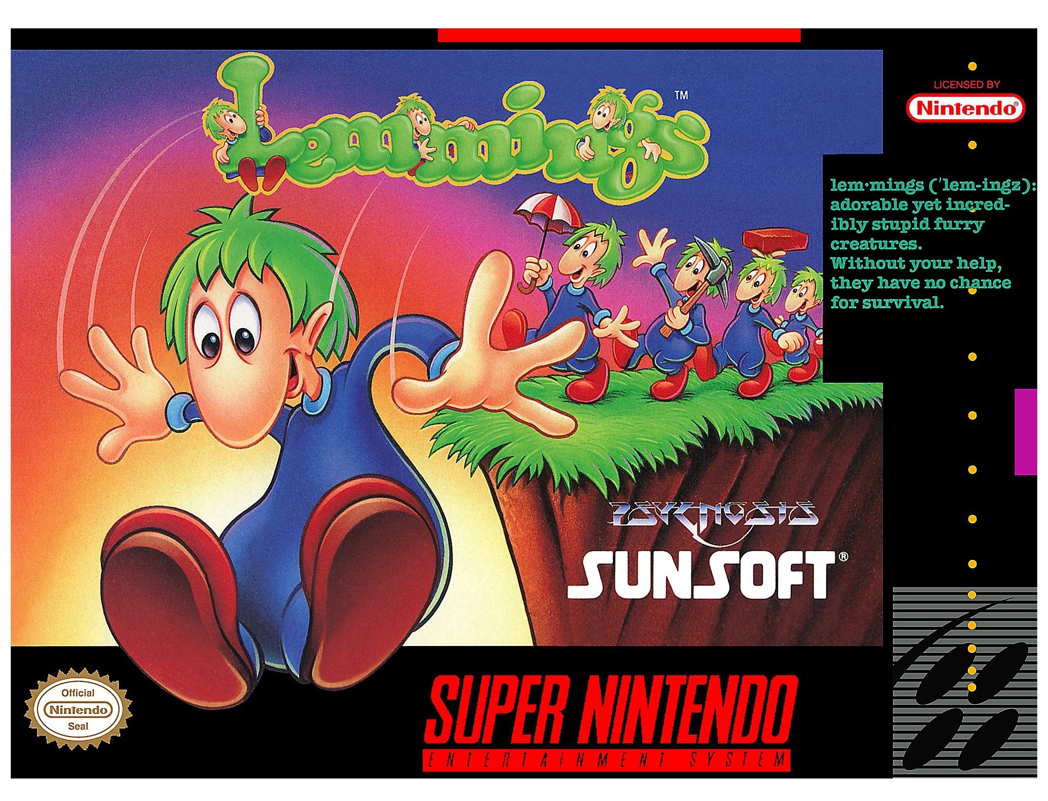 Lemmings Super Nintendo