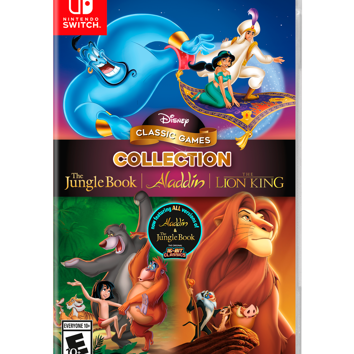 Disney Classic Games Collection: Jungle Book/Aladdin/Lion King Nintendo Switch