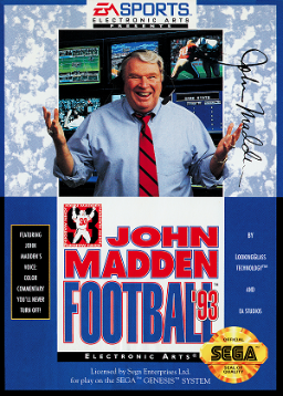 John Madden Football '93 Sega Genesis