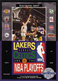 Lakers versus Celtics and the NBA Playoffs Sega Genesis