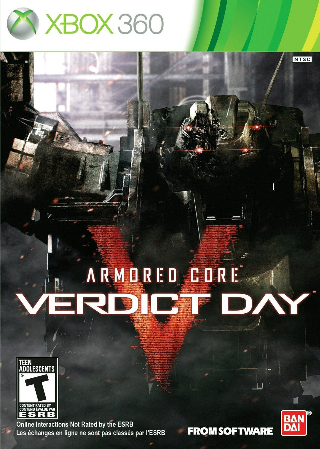 Armored Core: Verdict Day XBOX 360