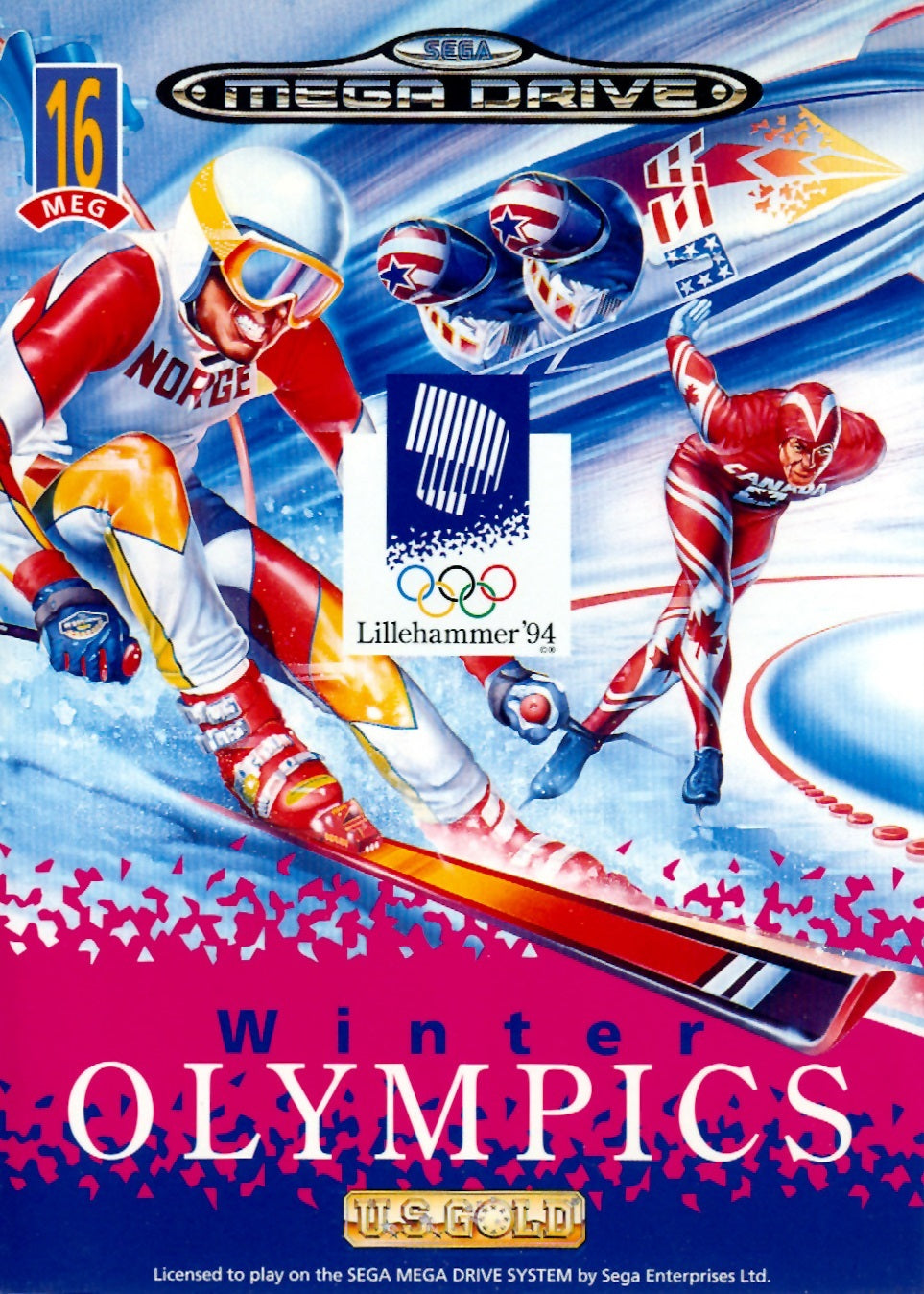 Winter Olympics: Lillehammer 94' Sega Mega Drive