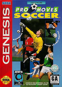 Pro Moves Soccer Sega Genesis