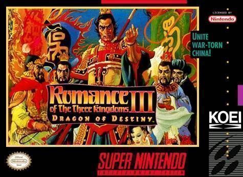 Romance of the Three Kingdoms 3: Dragon of Destiny Super Nintendo