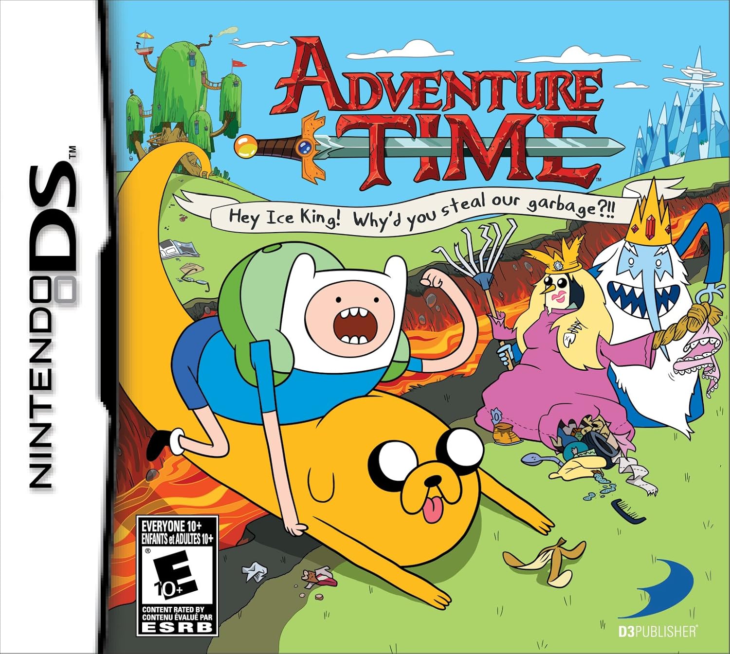 Adventure Time: Hey Ice King! Why'd You Steal Our Garbage Nintendo DS
