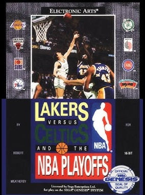 Lakers versus Celtics and the NBA Playoffs Sega Genesis