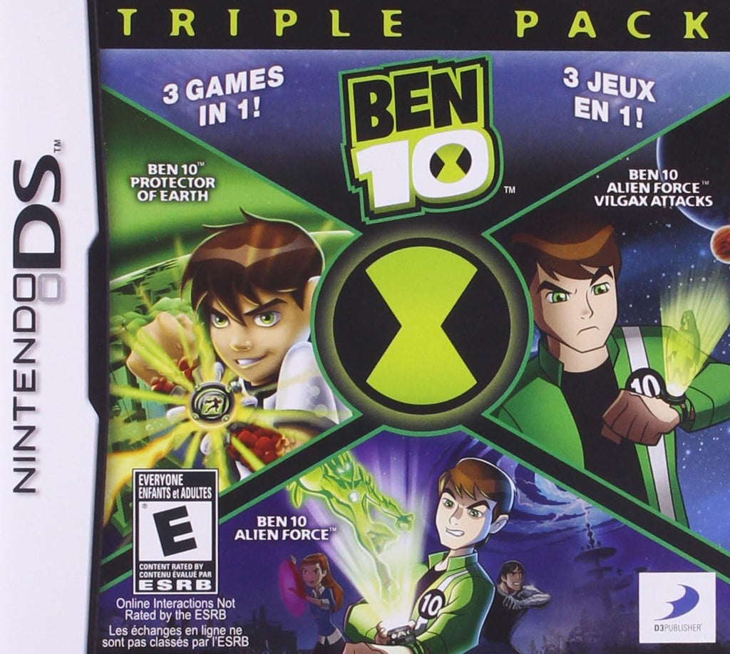 Ben 10 Triple Pack Nintendo DS – Just For Fun Video Games