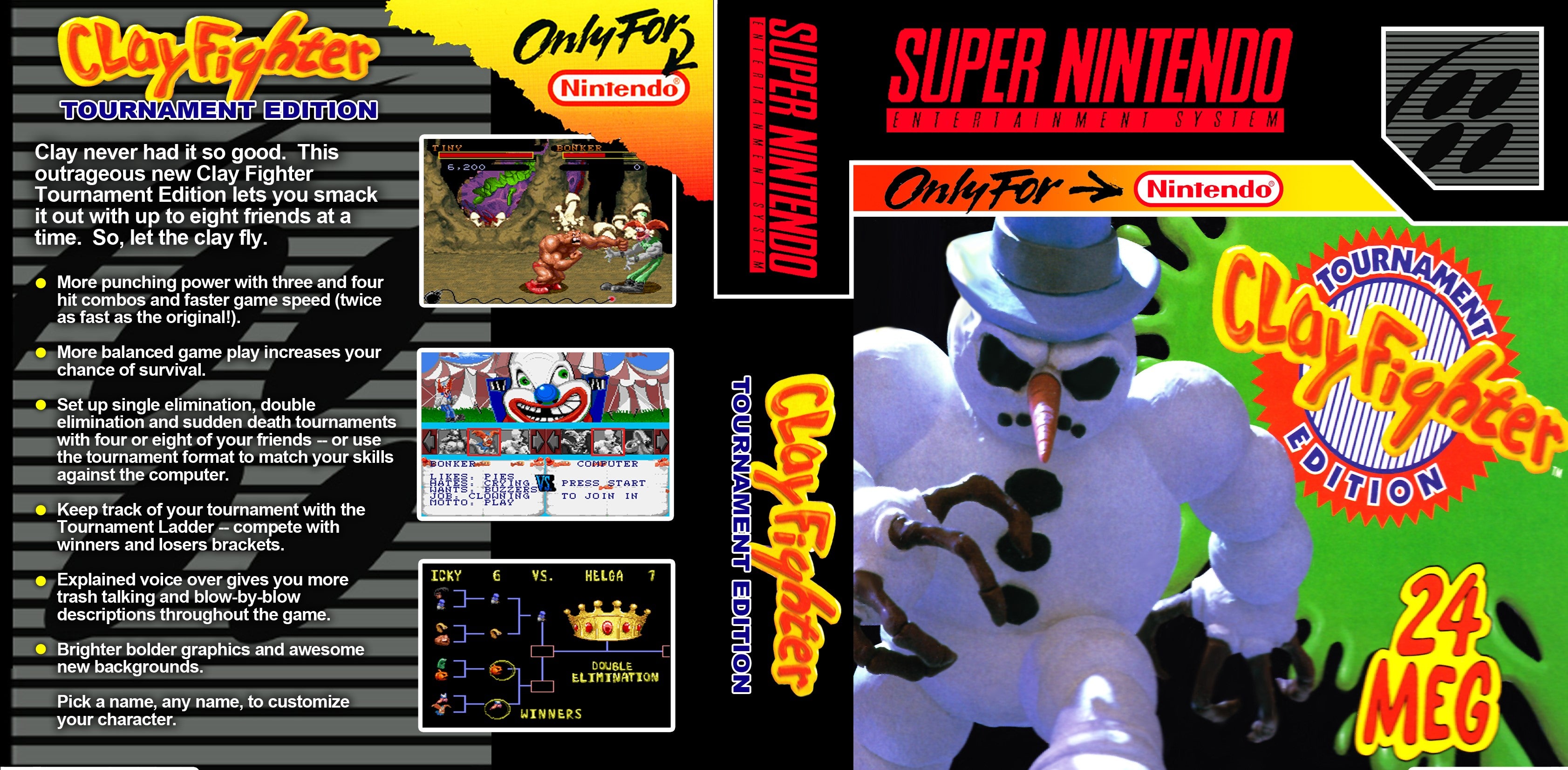 Clayfighter: Tournament Edition Super Nintendo