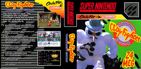 Clayfighter: Tournament Edition Super Nintendo