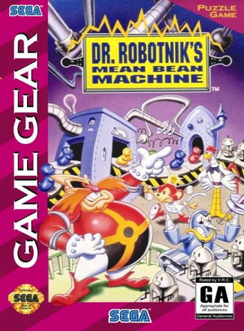 Dr. Robotnik's Mean Bean Machine Sega Game Gear