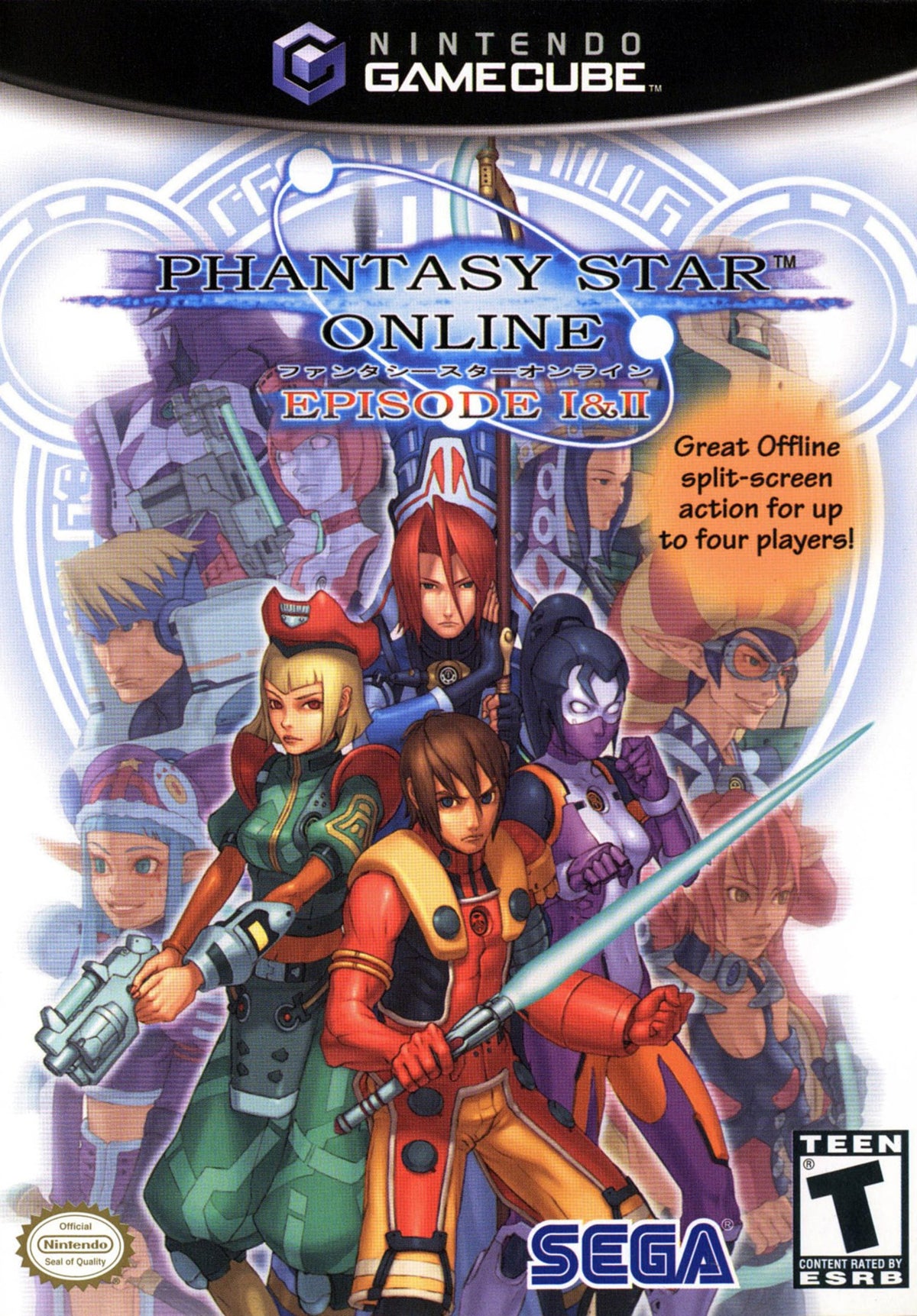 Phantasy Star Online Episode I & II Nintendo GameCube