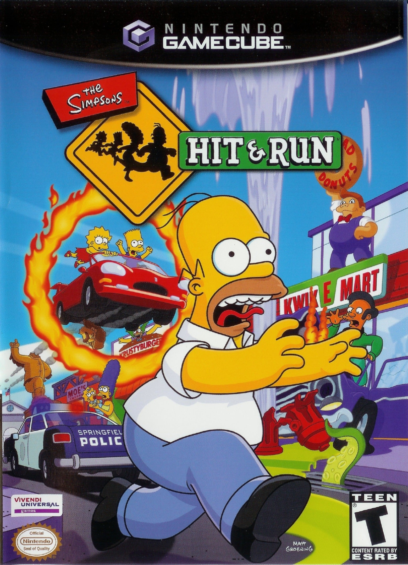 Simpsons Hit & Run Nintendo GameCube