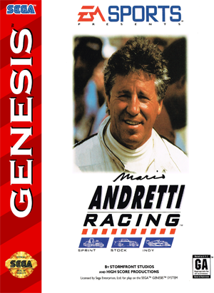 Mario Andretti Racing Sega Genesis