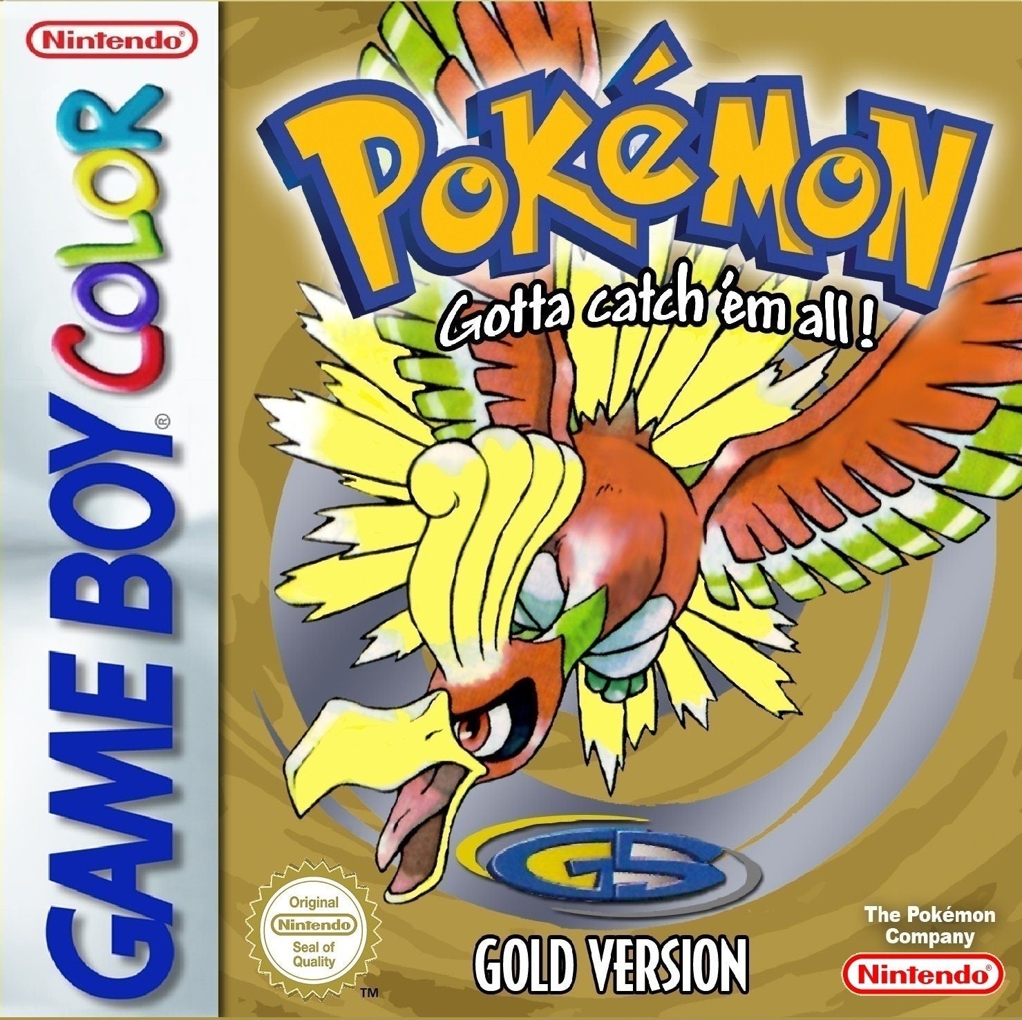 Pokemon Gold Version Game Boy Color