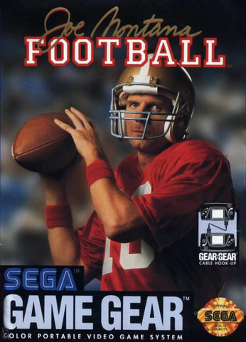 Joe Montana Football Sega Game Gear