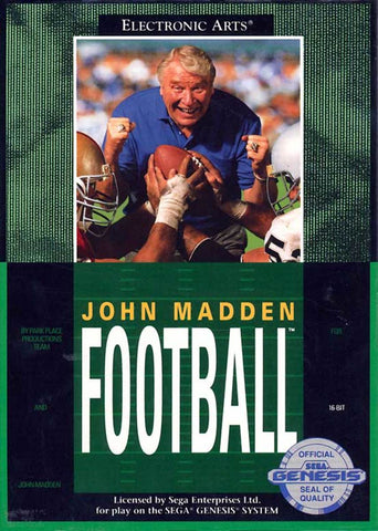 John Madden Football Sega Genesis
