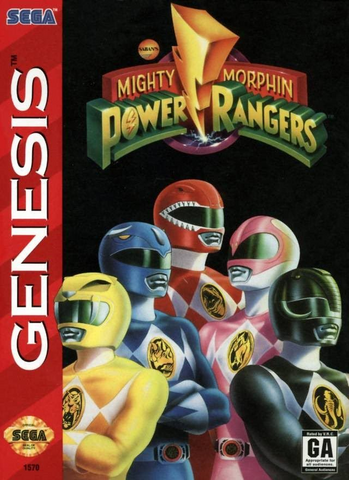 Mighty Morphin Power Rangers Sega Genesis