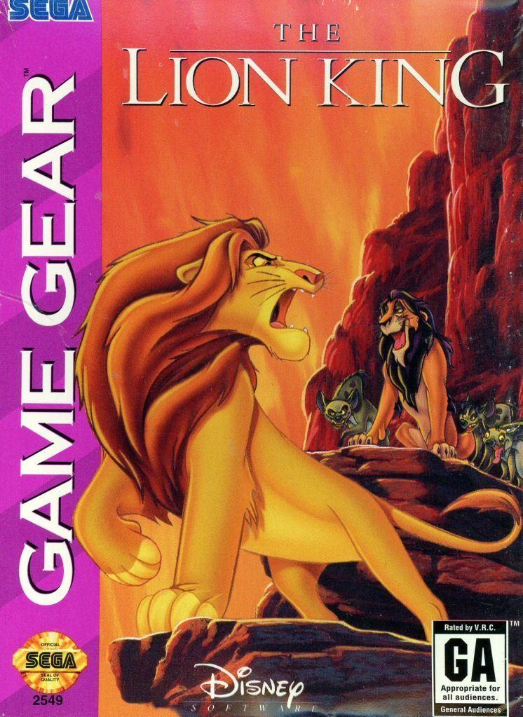 Lion King Sega Game Gear