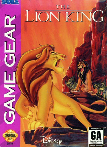 Lion King Sega Game Gear