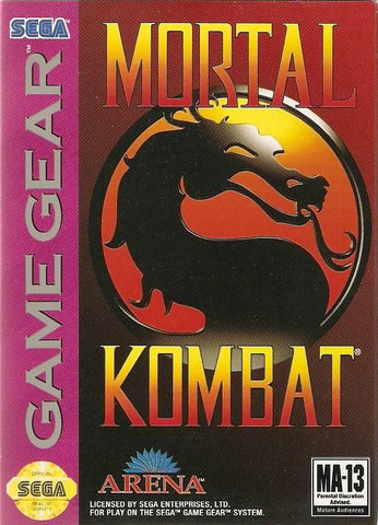 Mortal Kombat Sega Game Gear