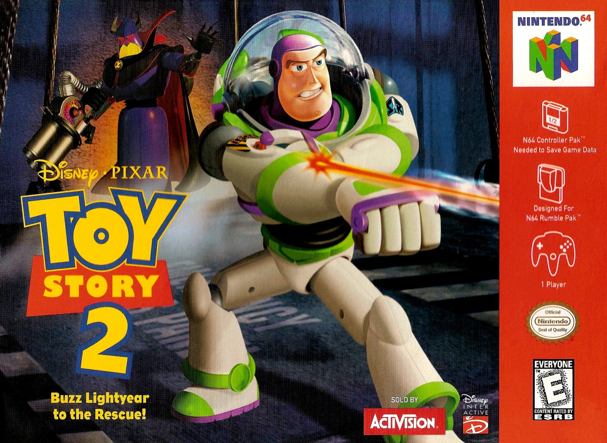 Toy Story 2: Buzz Lightyear to the Rescue Nintendo 64