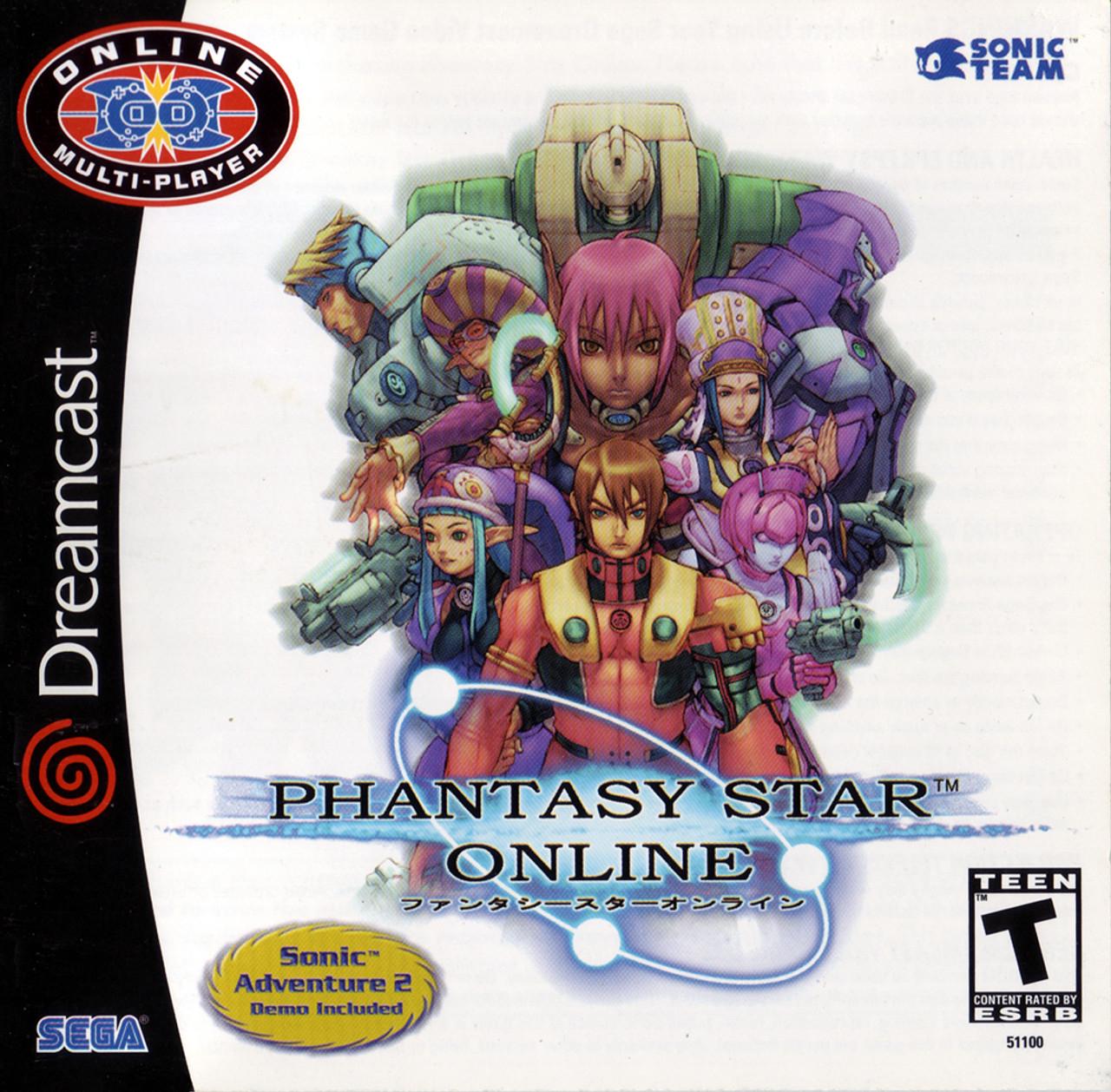 Phantasy Star Online Sega Dreamcast