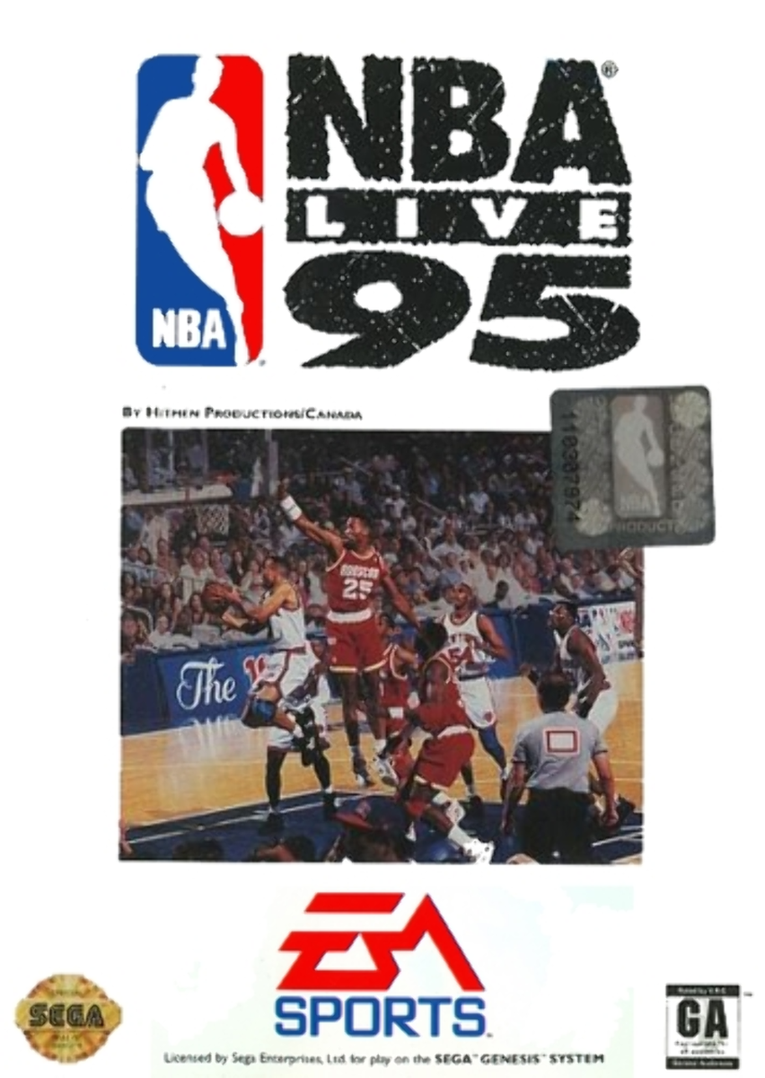 NBA Live '95 Sega Genesis